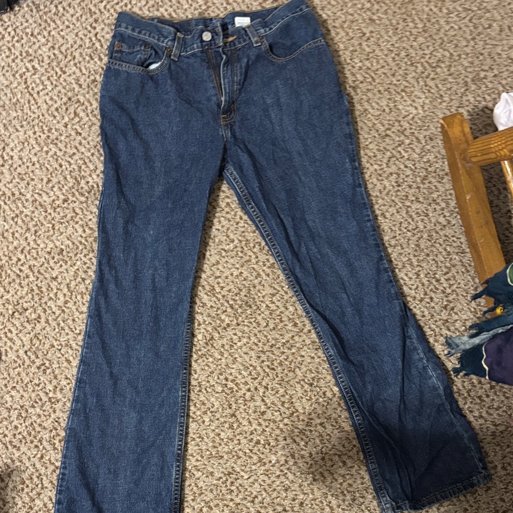 Levi's Women's Straight Leg Jeans in Dark Blue
